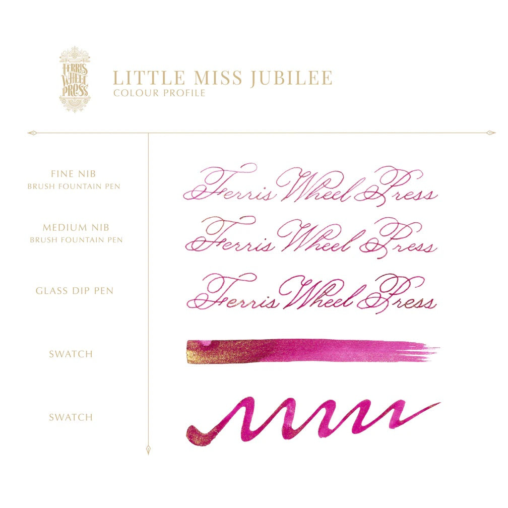 【11/29発売】Ferris Wheel Press/インク/Little Miss Jubilee 2024 Limited Edition38ml