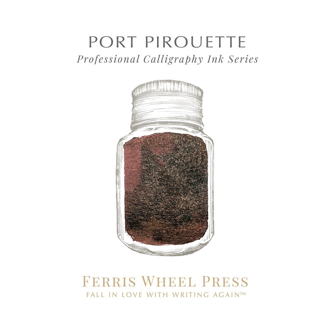 【12/6発売】Ferris Wheel Press/カリグラフィーインク/Fanciful Events Collection - Port Pirouette 28ml