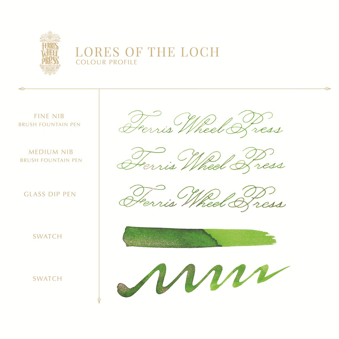 【2/7発売】Ferris Wheel Press/インク/The FerriTales Collection - Lores of the Loch 20ml