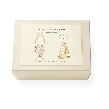 Karen Adams/ボックスカード/Just Married Note Card Box