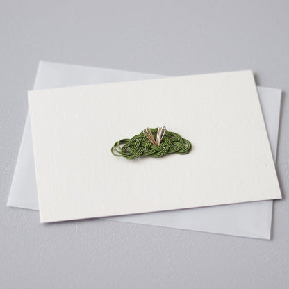 Mizuhiki hare/Single card/Knot card Pine