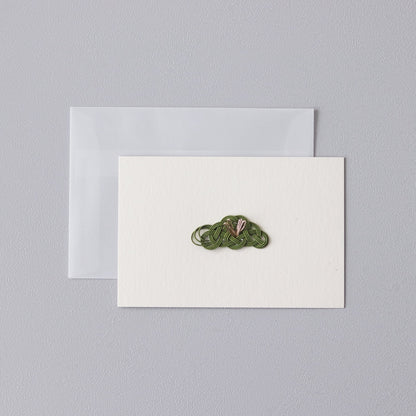 Mizuhiki hare/Single card/Knot card Pine