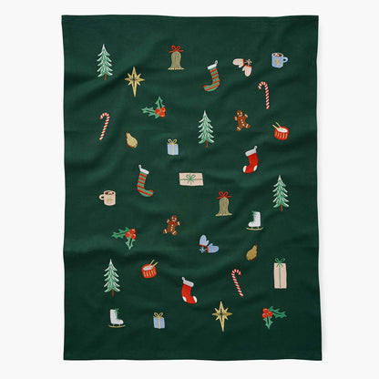 Rifle Paper/Kitchen Cloth/Sings of The Seasons Kitchen Cloth