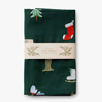 Rifle Paper/Kitchen Cloth/Sings of The Seasons Kitchen Cloth