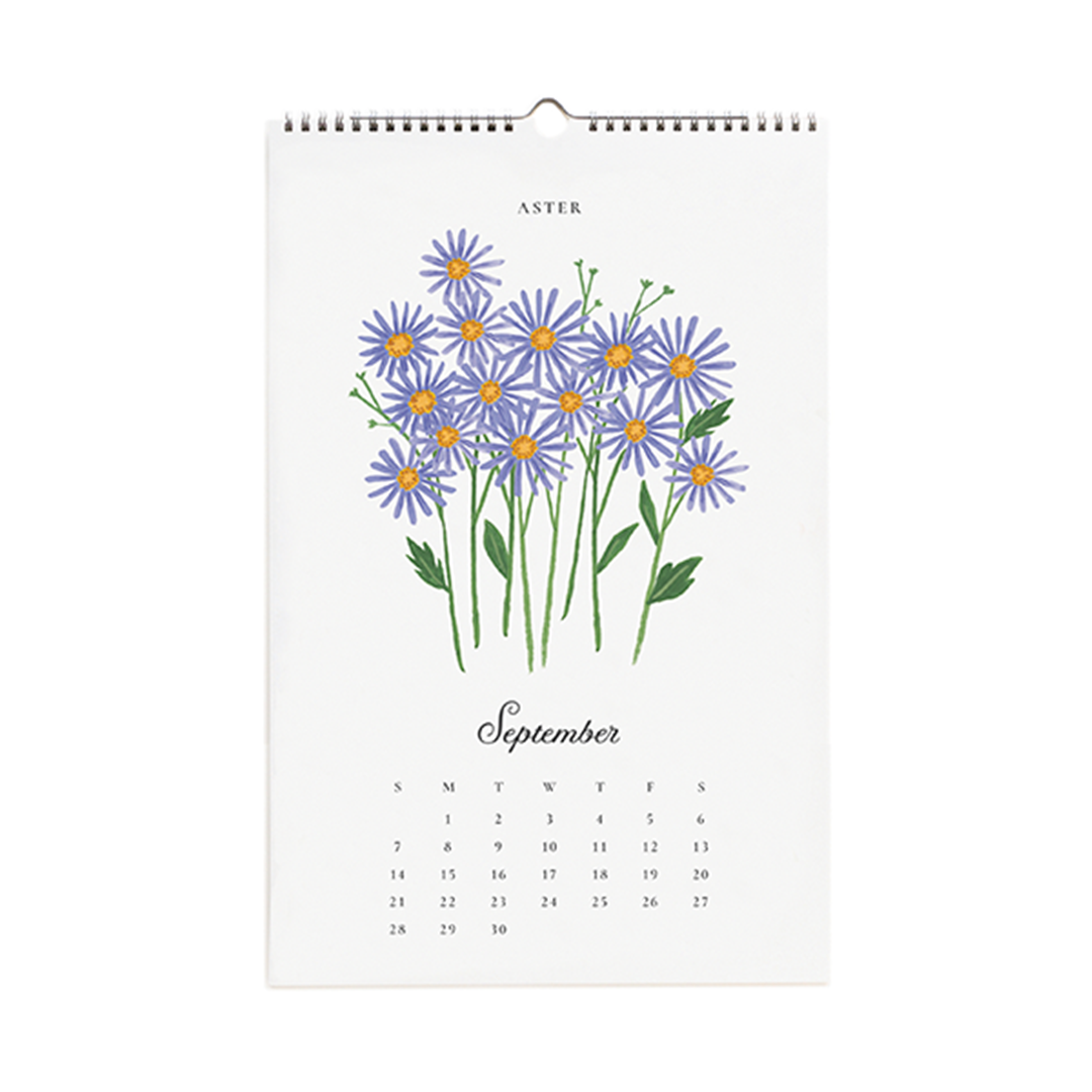 Rifle Paper/カレンダー/2025 Wall Calendar - Say It With Flowers