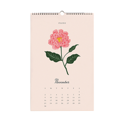 Rifle Paper/カレンダー/2025 Wall Calendar - Say It With Flowers