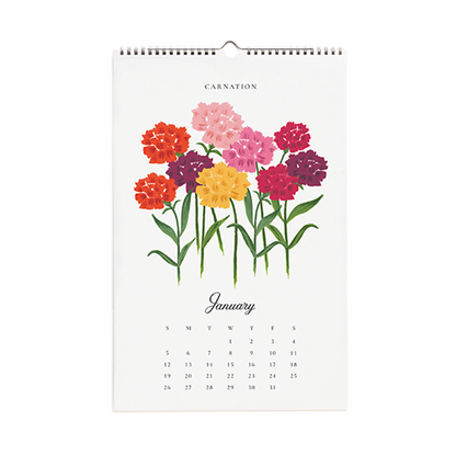 Rifle Paper/カレンダー/2025 Wall Calendar - Say It With Flowers