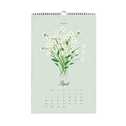 Rifle Paper/カレンダー/2025 Wall Calendar - Say It With Flowers