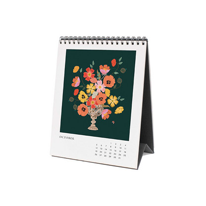 Rifle Paper/カレンダー/2025 Desk Calendar - Flower Studies