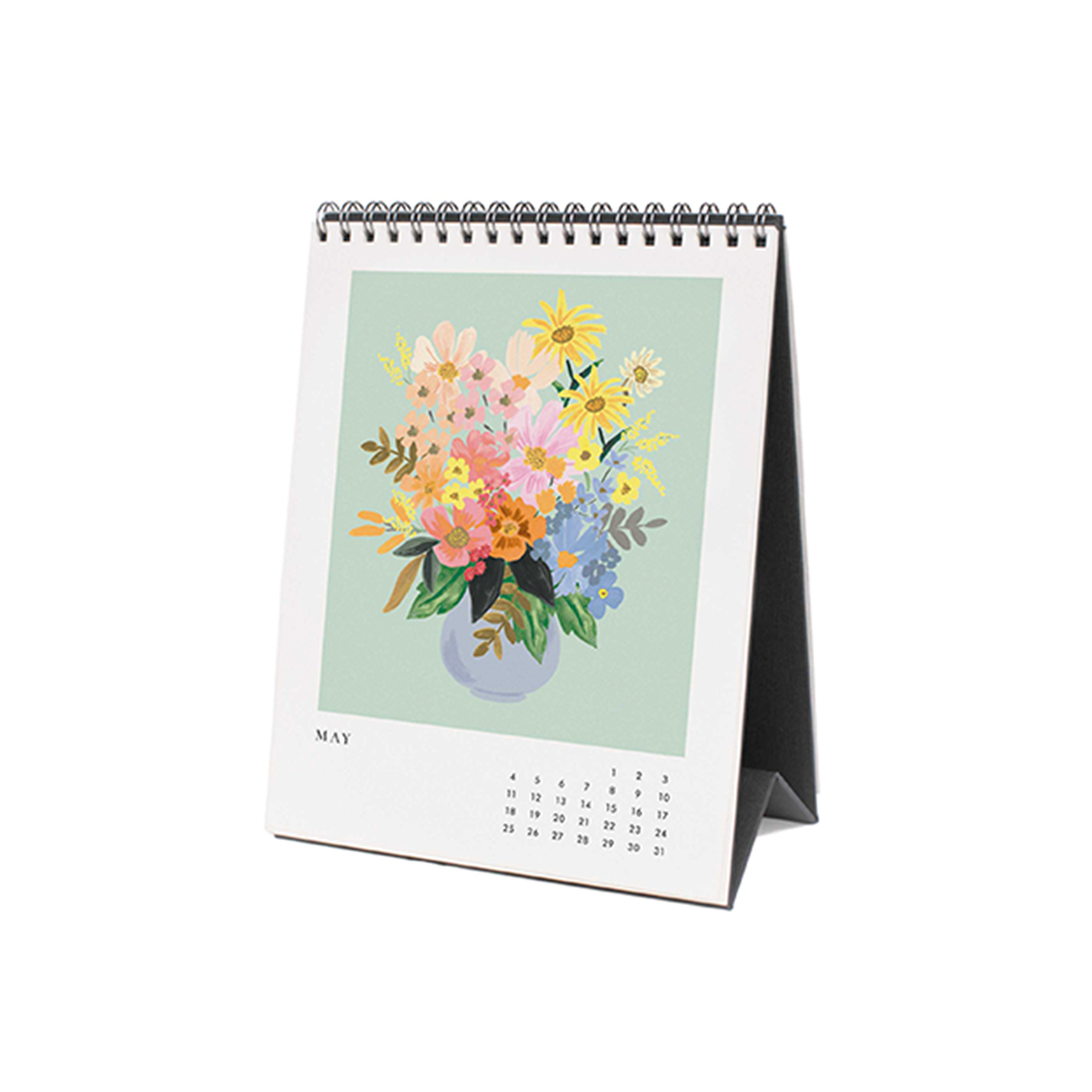 Rifle Paper/カレンダー/2025 Desk Calendar - Flower Studies