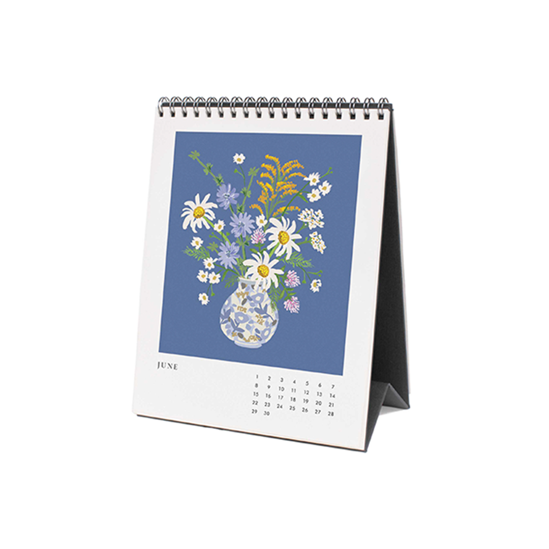 Rifle Paper/カレンダー/2025 Desk Calendar - Flower Studies