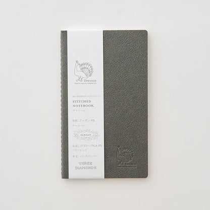 Takeo/Stitch Notebook/Dressco Stitch Notebook - Charcoal