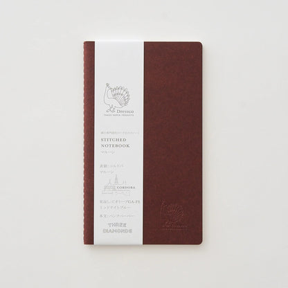 TAKEO PAPER PRODUCTS/Stitch Notebook/Dressco Stitch Notebook - Maroon