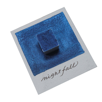 The Creative Kinds/Calligraphy Ink/Single Half Pan Shimmer - Nightfall