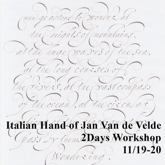 【特別開催】Dao Huy Hoang - Italian Hand of Jan Van de Velde 2Days Workshop（11/19-20）