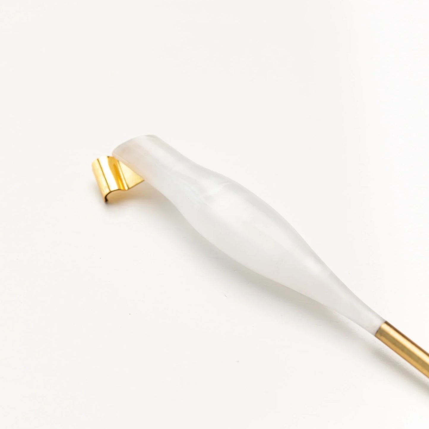 Written Word Calligraphy/Calligraphy Holder/Pen Holder White Quartz Oblique